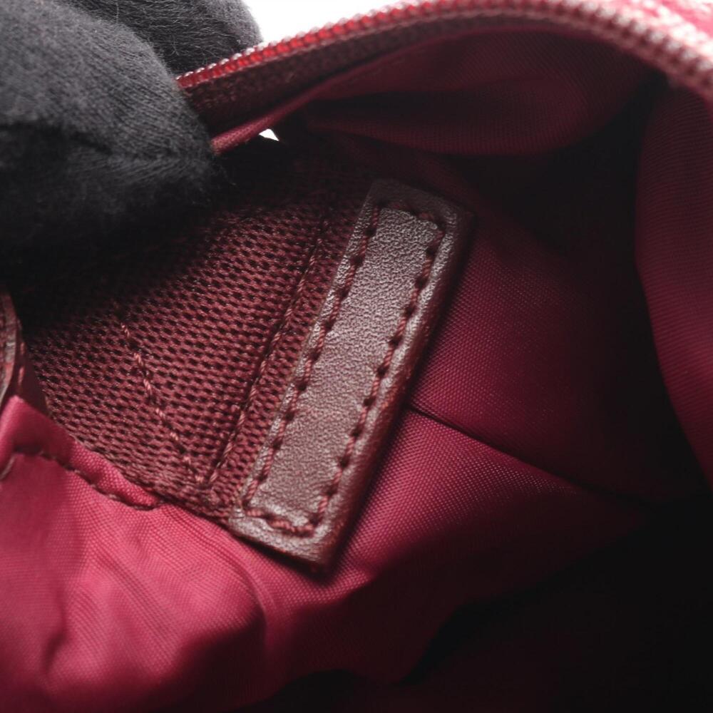 CHRISTIAN DIOR Red Leather Trotter Shoulder Bag - Picture 7 of 9